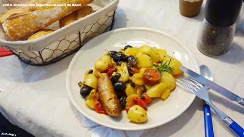 Minis chorizos et légumes de soleil de Bazel