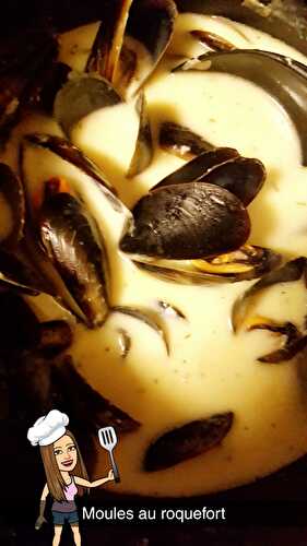 Moules au roquefort