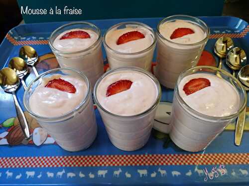 Mousse à la fraise