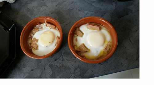 Oeuf cocotte au foie gras