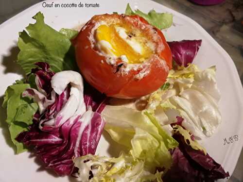 Oeuf en cocotte de tomate