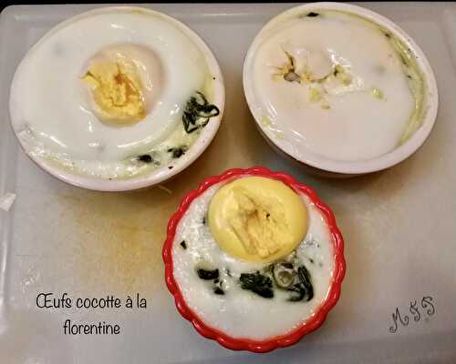 Œufs cocotte à la florentine