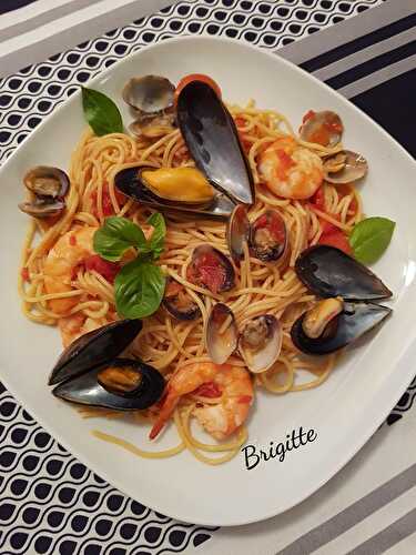 On Pot Spaghettis aux fruits de mer