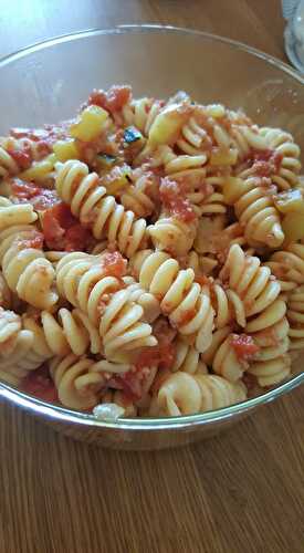 One pot pasta courgettes jambon