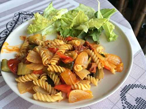 One pot pasta légumes