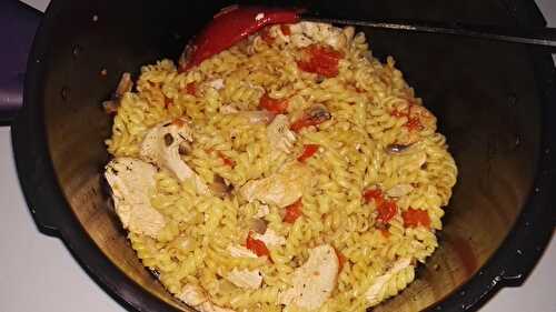 One pot pasta poulet tomates