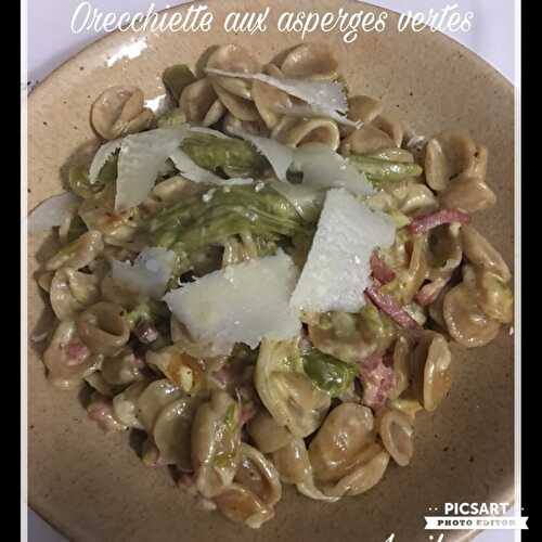 ORECCHIETTE AUX ASPERGES VERTES