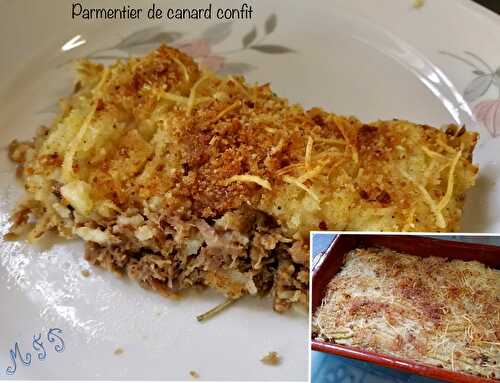 Parmentier de canard confit