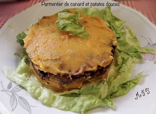 Parmentier de canard et patates douces