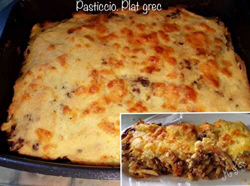 Pasticcio. Plat grec