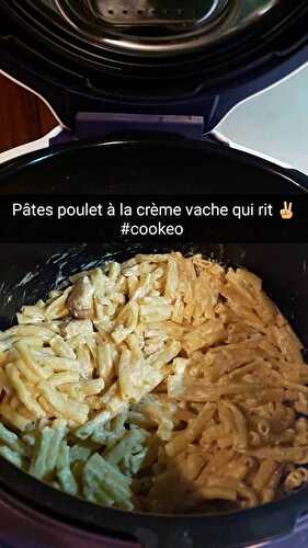 Pâtes à la vache qui rit poulet