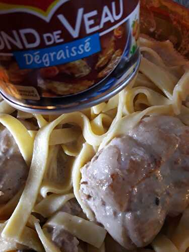 Paupiettes de porc tagliatelles