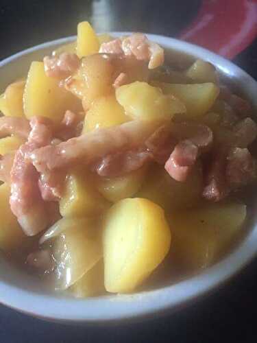 Pdt aux lardons au Cookeo