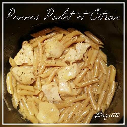 Pennes poulet au citron