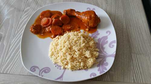 Pilons de poulet au curry et lait de coco