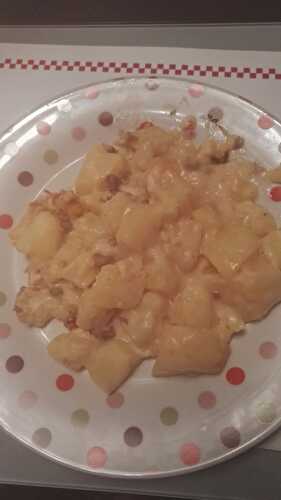 Pommes de terre béchamel emmental