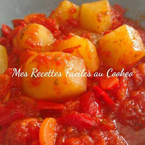 Pommes de terre poivron carottes tomate