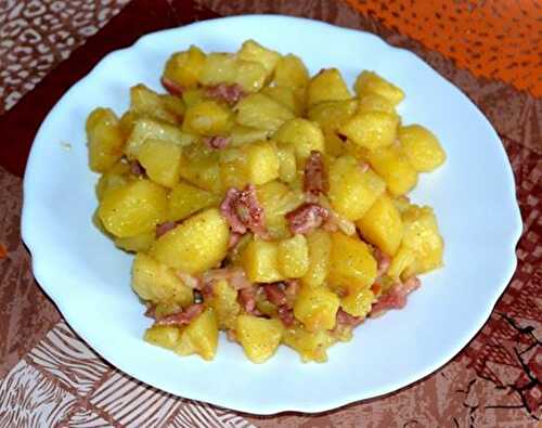 POMMES DE TERRE SAUTEES AUX LARDONS