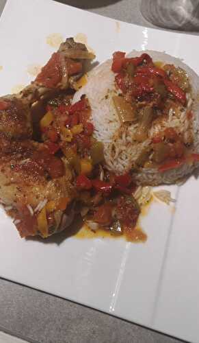 Poulet basquaise