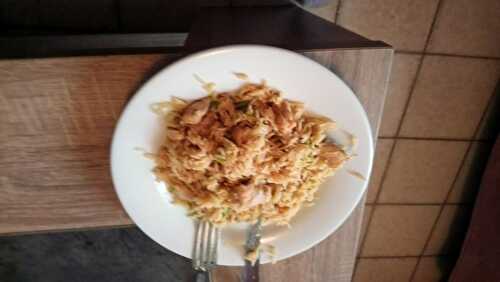 Poulet et riz à la chinoise