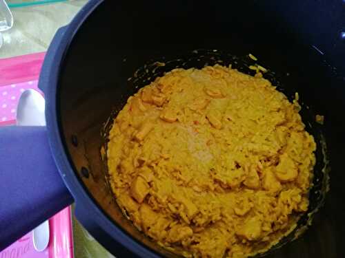Poulet et riz au Curry