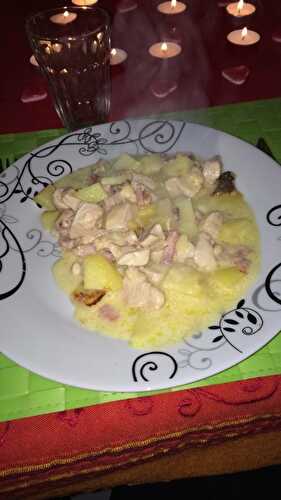 Poulet pomme de terre reblochon