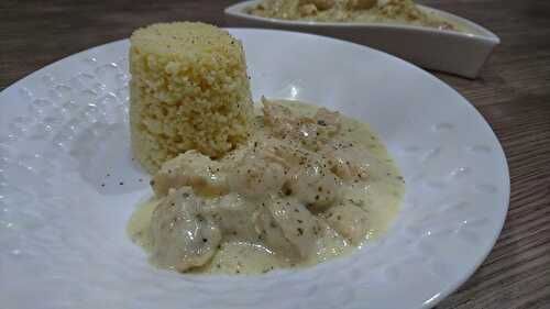 Poulet sauce boursin