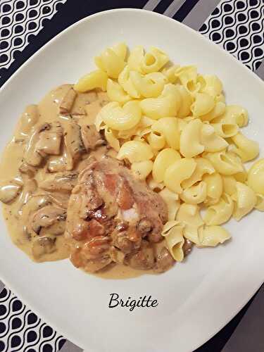 Poulet sauce crémeuse