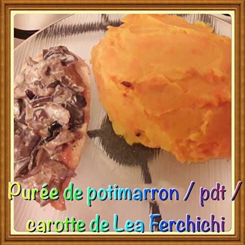 Purée de potimarron pomme de terre carotte