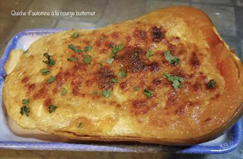 Quiche d’automne à la courge butternut