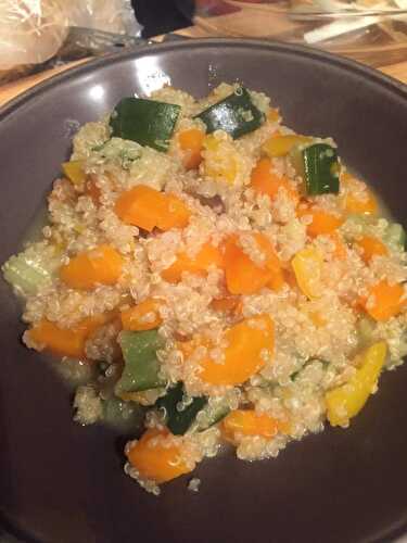 Quinoa et ses légumes