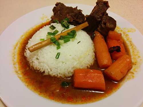 Ragoût de boeuf à la citronnelle (Bò kho sả)