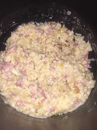 Risotto à la carbonara