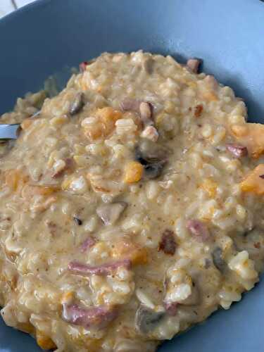 Risotto au butternut et St albray