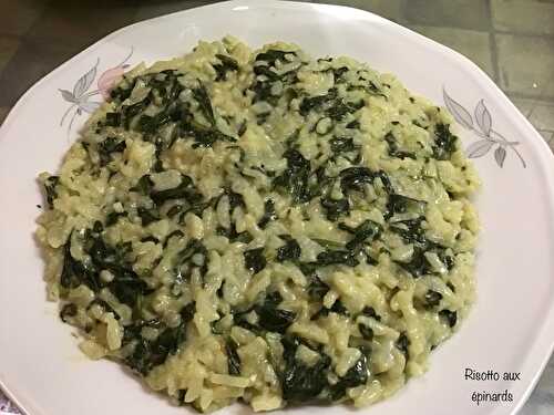 Risotto aux épinards