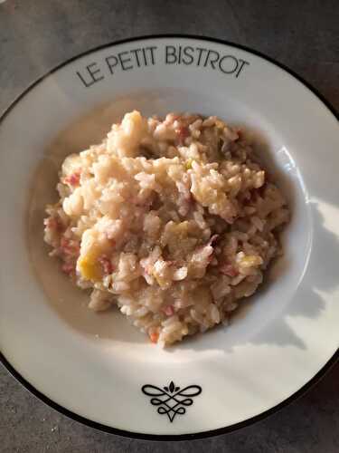 Risotto aux poireaux