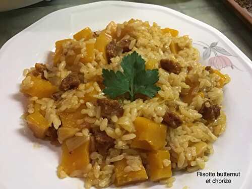 Risotto Butternut et chorizo