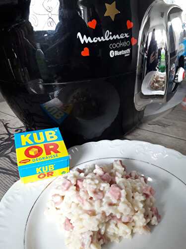 Risotto dès de jambon