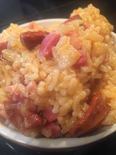 Risotto lardons / chorizo