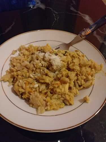 Risotto poulet curry