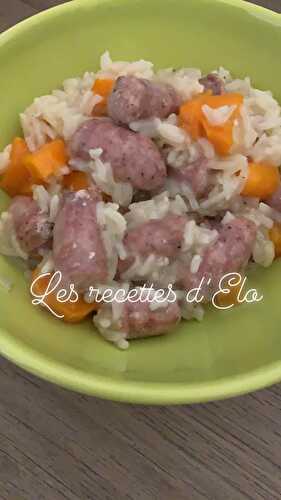 Riz aux chipolatas