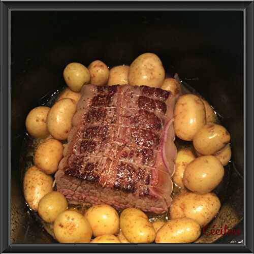 Rosbeef et ses pommes de terre grenailles de Noiremoutier