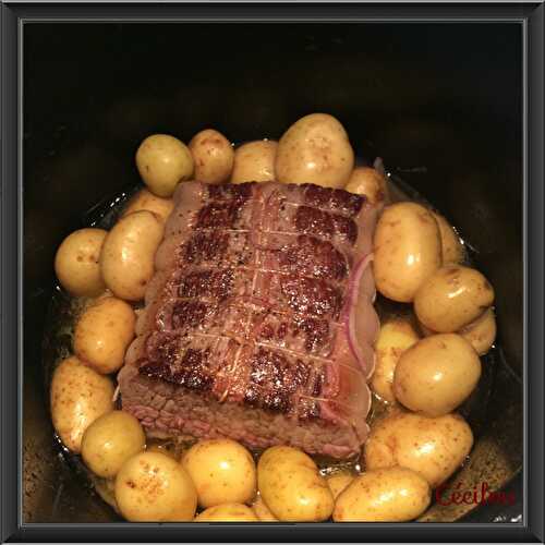 Rosbeef et ses pommes de terre grenailles de Noiremoutier