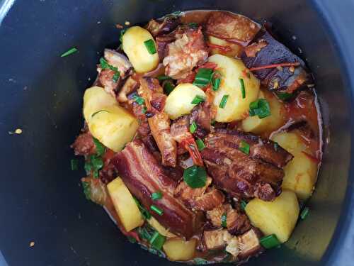 Rougail boucané pommes de terre