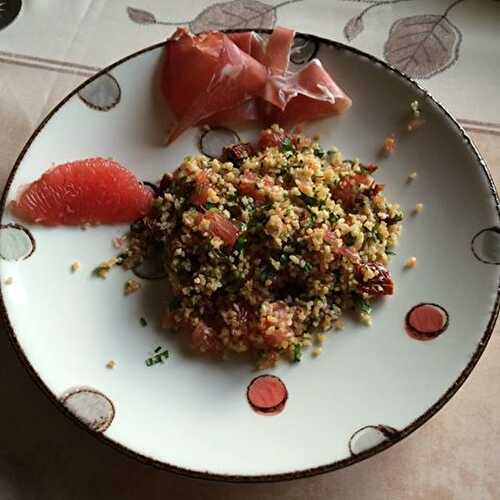 Salade de boulgour aux herbes