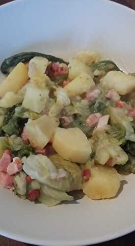 Salade de lard ardennaise