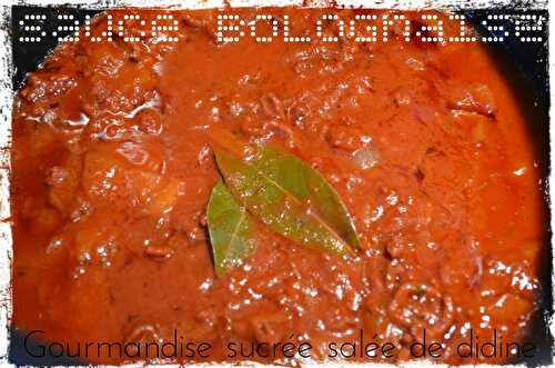 SAUCE BOLOGNAISE