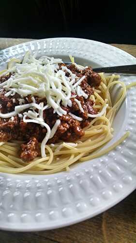 Sauce tomate façon bolognaise