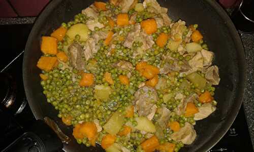 Sauté de porc aux petits pois