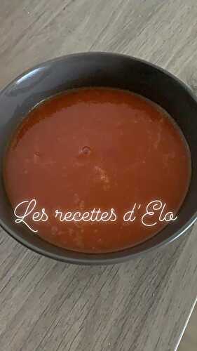 Soupe à la tomate au Cookeo :